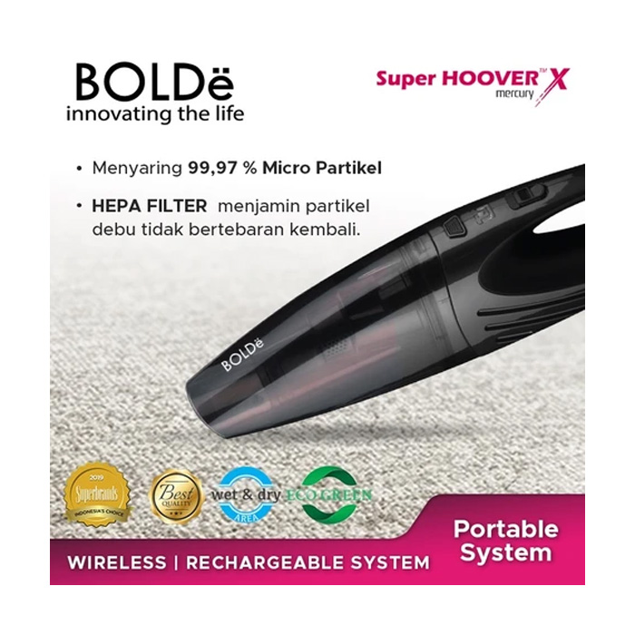 Bolde Super HOOVER X MERCURY- Hitam